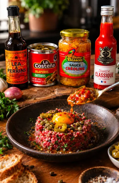 Pour créer un délicieux steak tartare en toute facilité