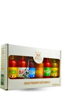 6 Hot Sauces Gift Set - Hellicious - La Sauce Piquante